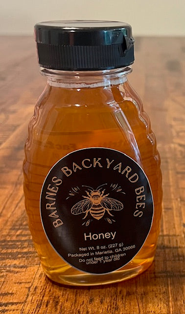 Pure Raw Honey (8 oz. bottle)